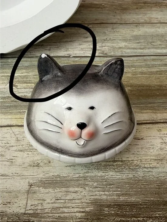 Dept 56 Three Little Kittens Storybook Collection Ceramic Teapot Cookie Jar - Picture 16 of 16